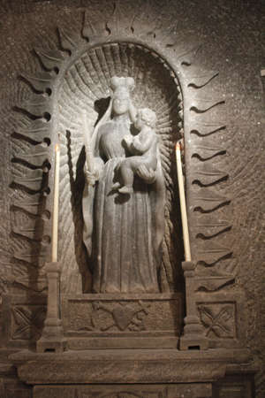 Poland Wieliczka  salt mineのeditorial素材