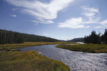 Yellowstone Grand Tetonsの写真素材