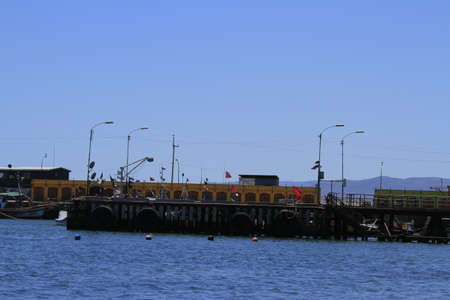 Beaches and harbour near Bahia Inglesia, Caldera, Chile