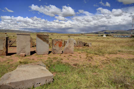 Tiwanaku Boliviaの写真素材
