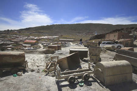 Silver mines of Potosi Boliviaのeditorial素材