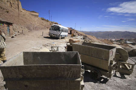 Silver mines of Potosi Boliviaのeditorial素材