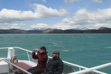 W Trek on Torres Del Paine Parkのeditorial素材
