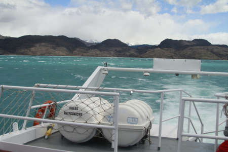 W Trek on Torres Del Paine Parkのeditorial素材