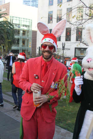 SantaCon, San Franciscoのeditorial素材