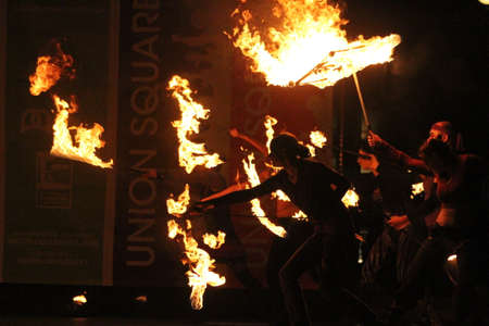 Fire Dancing Expoのeditorial素材