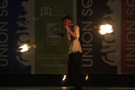 Fire Dancing Expoのeditorial素材