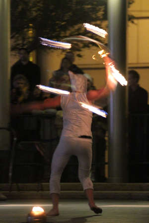 Fire Dancing Expoのeditorial素材