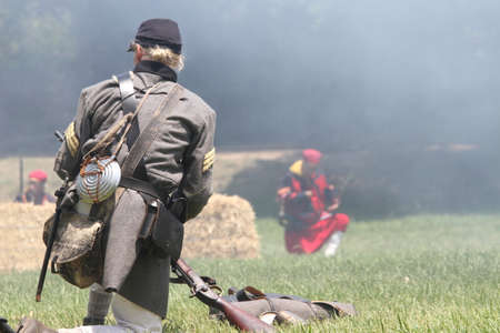 Civil War Reenactmentのeditorial素材