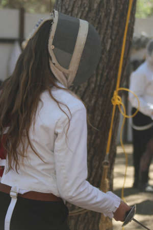 Medeival people in a renaissance faire
