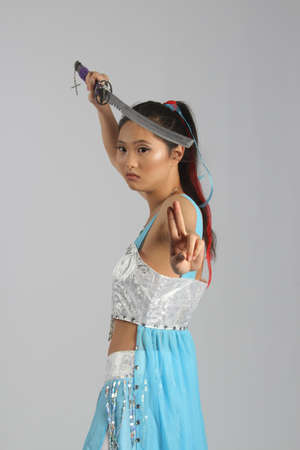 Asian  Warrior princessの写真素材