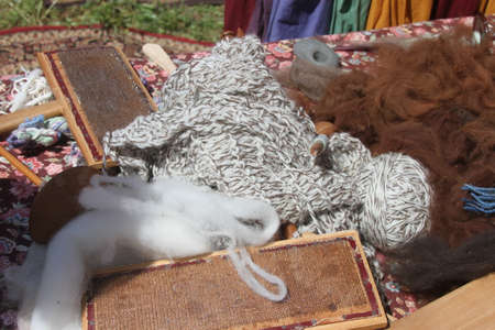 Scottish Tartan Festival, near San Francisco California. This festival celebrates the scottish traditions, in California. Events include, theatre, sword fights and musicのeditorial素材