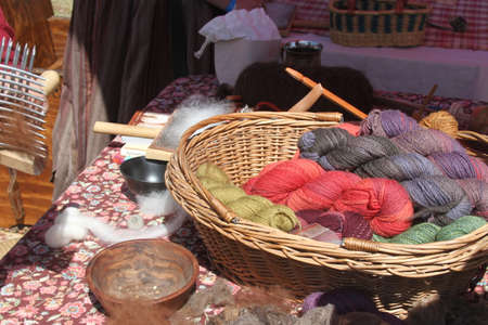 Scottish Tartan Festival, near San Francisco California. This festival celebrates the scottish traditions, in California. Events include, theatre, sword fights and musicのeditorial素材