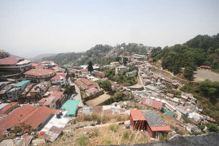 View of Mussoorie, Uttarkhand, India
