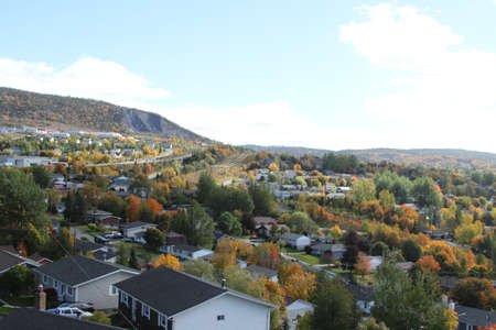 View of NewFoundLound along Transcanadaのeditorial素材