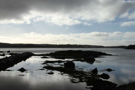 View of NewFoundLound along Transcanadaの写真素材