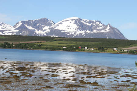 Lyngen Alps, Norway,  mountains and fjords