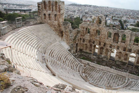 Acropolis, Athens, Greece, Temple of Dionysusのeditorial素材