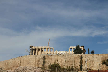 Acropolis in Athens, Greeceのeditorial素材
