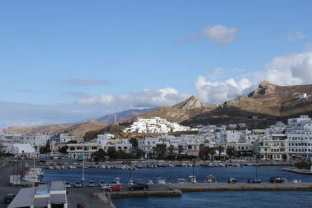 11/25/2017: Santorini, Greece: Ferry in Greece, Athens to cyclades