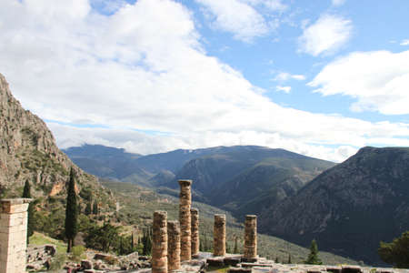 Oracle at Delphi, Greece,