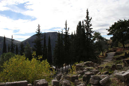Oracle at Delphi, Greece,