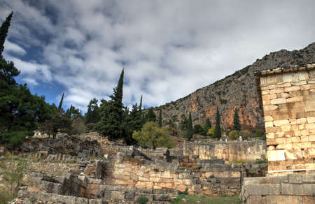 Oracle at Delphi, Greece,