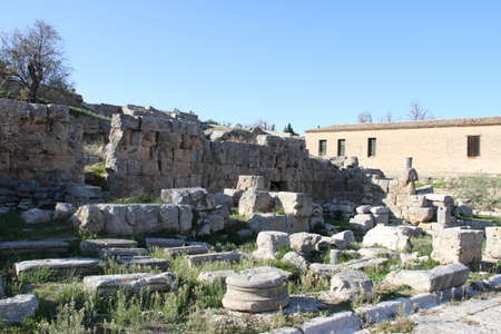 Ruins of Cornithos, in Peloponesse, Greece