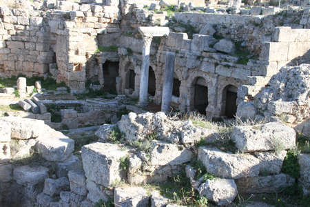 Ruins of Cornithos, in Peloponesse, Greece