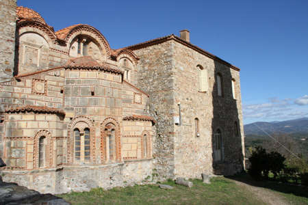 Monuments in city of Mystra