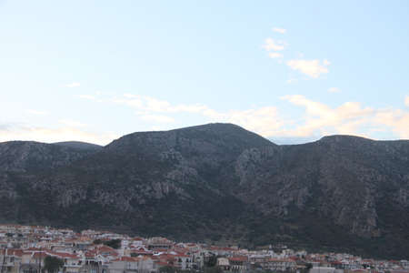 Beach side town of Monemvasia, Greeceの写真素材