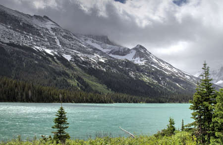 Inside Glacier National Park, Montana, USAの写真素材