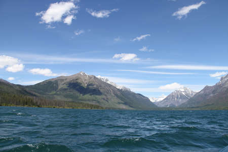 Inside Glacier National Park, Montana, USAの写真素材