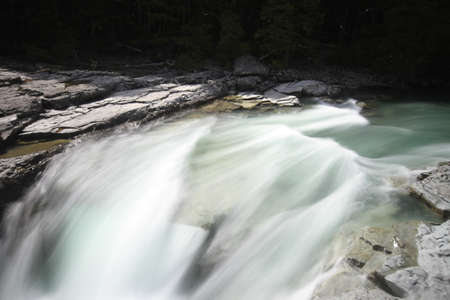 Inside Glacier National Park, Montana, USAの写真素材