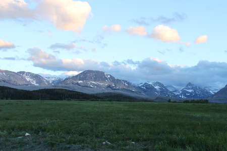 Inside Glacier National Park, Montana, USAの写真素材