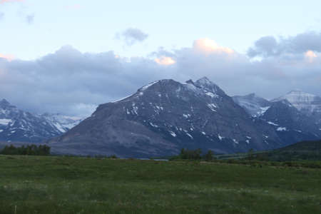 Inside Glacier National Park, Montana, USAの写真素材