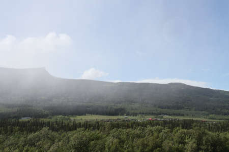 Inside Glacier National Park, Montana, USAの写真素材