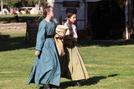 10/19/2019: Fresno, California: Civil War Reenactmentのeditorial素材