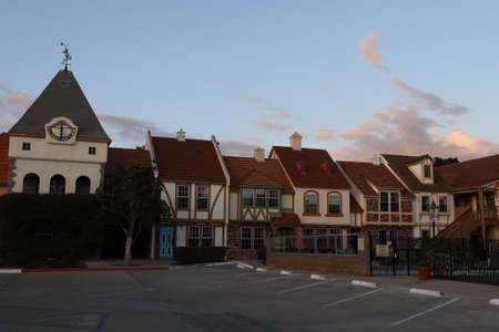 11/15/2019: Solvang, California: Danish town of Solvang in Californiaの写真素材