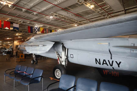 USS Hornet Air and Space museumのeditorial素材