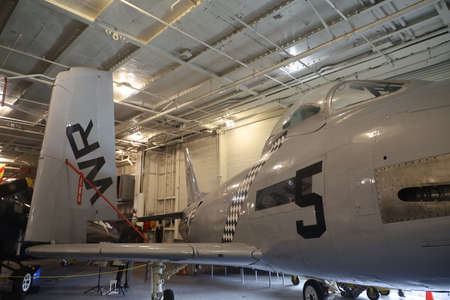 USS Hornet Air and Space museumのeditorial素材