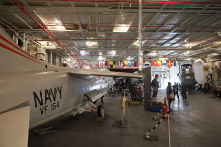 USS Hornet Air and Space museumのeditorial素材