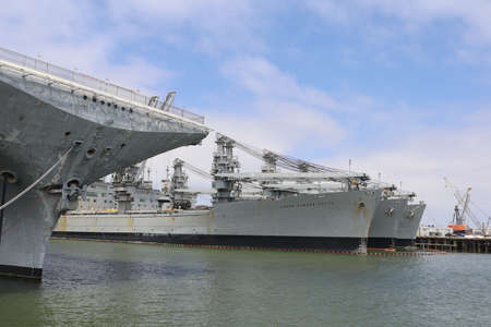 USS Hornet Air and Space museumのeditorial素材