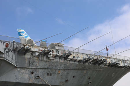 USS Hornet Air and Space museumのeditorial素材