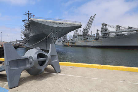USS Hornet Air and Space museumのeditorial素材