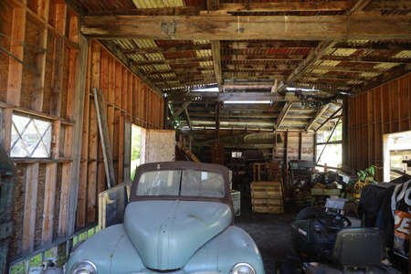 Eureka, California: 7-6-2021: Blue ox mill  in Humboldt county califoniaのeditorial素材