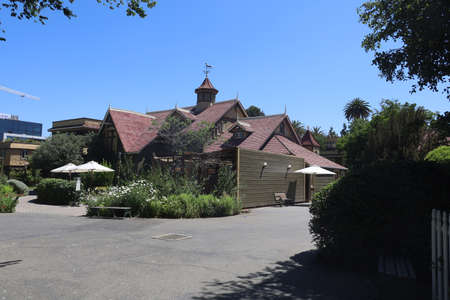 San Jose, Califiornia, USA: 6-1-2021: Winchester Mystery House in San Jose Californiaのeditorial素材