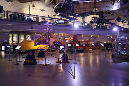 San Carlos, California: 6-10-2021: Hiller Aviation Museum in San Carlos Californiaのeditorial素材