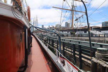 San Francisco, California: 6-22-2021: Maritime Museum of San Francisco Californiaのeditorial素材