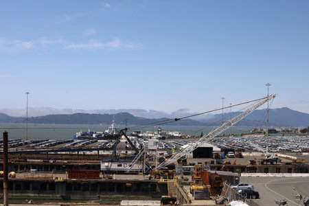 7-21-2021: Richmond California: USS Red Oak Victory in California, A World war two battleshipのeditorial素材